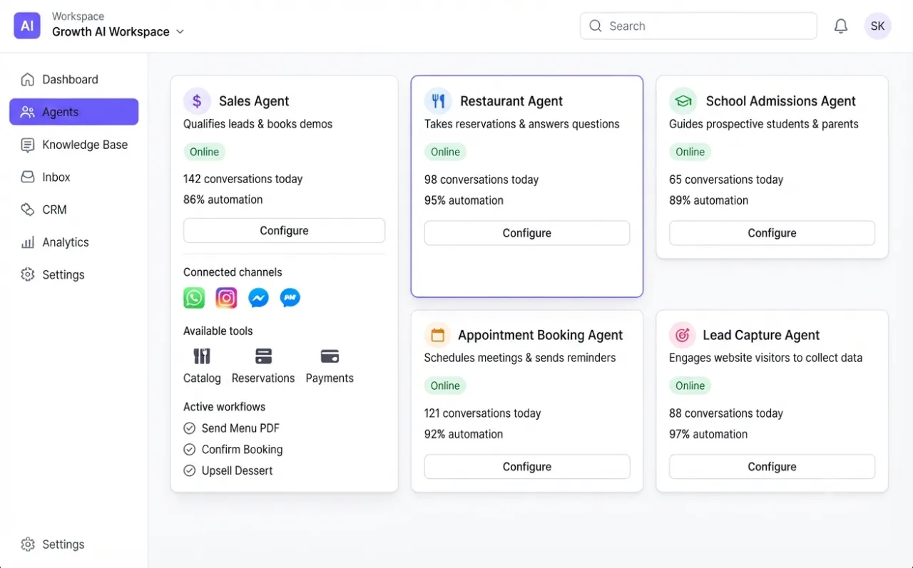 Rockybot Workspace specialized agents